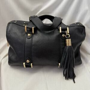 Vintage 2002 JUICY COUTURE Y2K Soft Leather Deveo Bag With Tassel